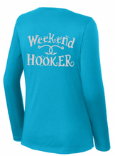 Load image into Gallery viewer, BRIGHT N CHILL FishNChics Long Sleeve Performance Shirt - Fancy Weekend Hooker - 11 Colors