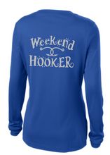 Load image into Gallery viewer, BRIGHT N CHILL FishNChics Long Sleeve Performance Shirt - Fancy Weekend Hooker - 11 Colors