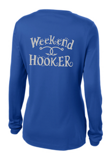 BRIGHT N CHILL FishNChics Long Sleeve Performance Shirt - Fancy Weekend Hooker - 11 Colors