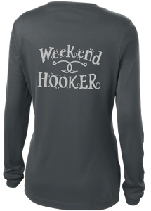 BRIGHT N CHILL FishNChics Long Sleeve Performance Shirt - Fancy Weekend Hooker - 11 Colors