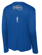 Load image into Gallery viewer, DUDES! FishNDudes Long Sleeve Performance Royal Blue - 2 Designs