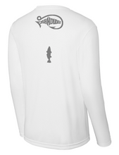 Load image into Gallery viewer, DUDES! FishNDudes Long Sleeve Performance White - 2 Designs