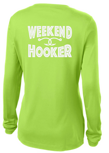 BRIGHT N CHILL FishNChics Long Sleeve Performance Shirt - Weekend Hooker Original - 11 Colors