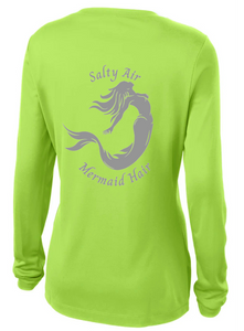 BRIGHT N CHILL FishNChics Long Sleeve Performance Shirt - Mermaid Hair - 11 Colors