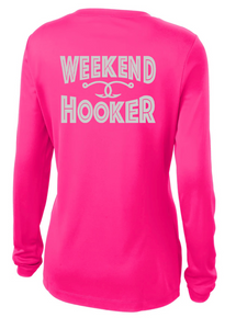 BRIGHT N CHILL FishNChics Long Sleeve Performance Shirt - Weekend Hooker Original - 11 Colors