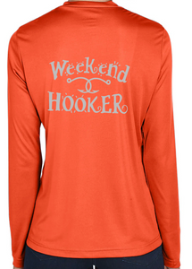 BRIGHT N CHILL FishNChics Long Sleeve Performance Shirt - Fancy Weekend Hooker - 11 Colors