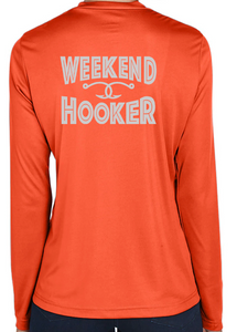 BRIGHT N CHILL FishNChics Long Sleeve Performance Shirt - Weekend Hooker Original - 11 Colors