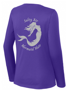 BRIGHT N CHILL FishNChics Long Sleeve Performance Shirt - Mermaid Hair - 11 Colors