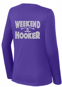 BRIGHT N CHILL FishNChics Long Sleeve Performance Shirt - Weekend Hooker Original - 11 Colors