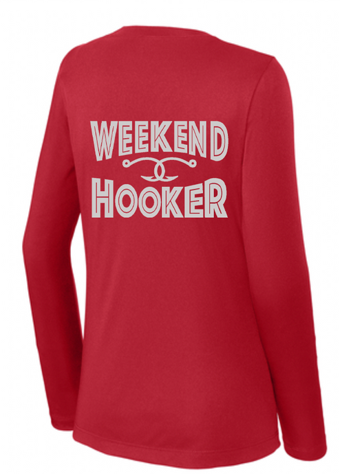 BRIGHT N CHILL FishNChics Long Sleeve Performance Shirt - Weekend Hooker Original - 11 Colors