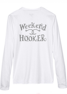 BRIGHT N CHILL FishNChics Long Sleeve Performance Shirt - Fancy Weekend Hooker - 11 Colors