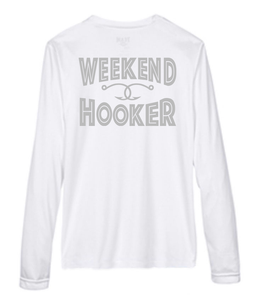 BRIGHT N CHILL FishNChics Long Sleeve Performance Shirt - Weekend Hooker Original - 11 Colors