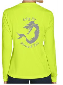 BRIGHT N CHILL FishNChics Long Sleeve Performance Shirt - Mermaid Hair - 11 Colors