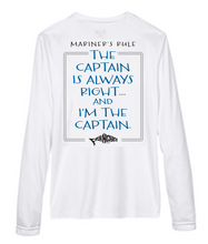 Load image into Gallery viewer, FishNChics &quot;CAPTAIN&quot; Long Sleeve Performance Shirt VNeck