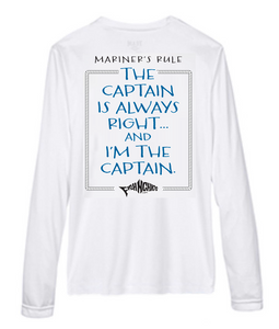 FishNChics "CAPTAIN" Long Sleeve Performance Shirt VNeck