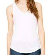 Load image into Gallery viewer, FishNChics Manatee Fresh n&#39; Salty Cotton Tank - White