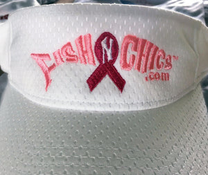 FishNChics Breast Cancer Awareness Visor
