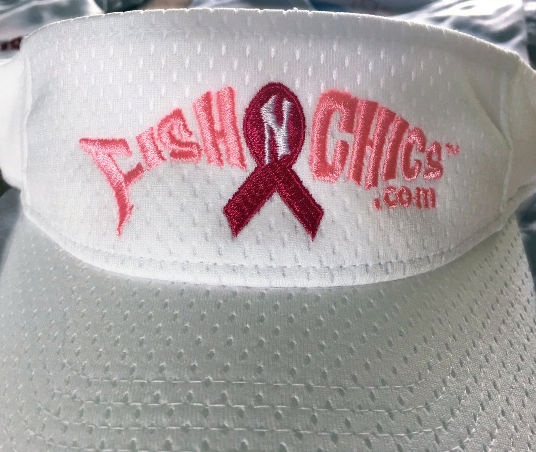 FishNChics Breast Cancer Awareness Visor